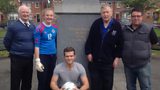 Vinny traveled to Milford, Armagh, the birthplace of the penalty kick