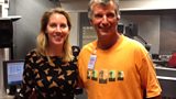 Laura with comedian and writer Tony Hawks