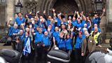 Bikers On A "Holy Tour"