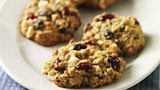 Red, white and blue American cookies