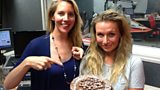 Laura with Abi and her Torta Gianduja (Italian Hazelnut cake)
