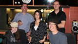 STUDIO PHOTO: Millie Courtney, Richard, Suzy, Rob Courtney and Ben Folds.