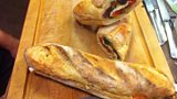 Stuffed Baguettes with Roasted Vegetables and Mozzarella