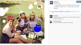 Bip Ling's digitally enhanced Instagram picture