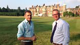Chris Beardshaw and Head Gardener of Sandringham, Martin Woods.
