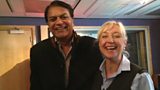 Cathy Macdonald with author Satish Modi