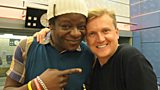 Aled with Stephen K Amos