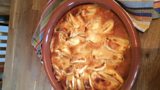 Apple and Cider Pudding, with Caramel and Clove Custard