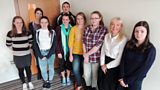 Oileanaich Oilthigh Dhùn Èideann còmhla ri Cathy