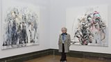 Maggi Hambling and Anneka Rice