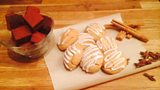 German Christmas Spice Biscuits with Rum Glaze Lime and Star Anise Chocolate Truffles