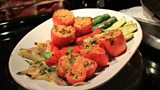 Antipasto of stuffed and grilled vegetables