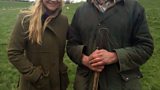 Helen and the Southdown sheep