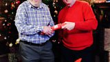 Christmas cards and crackers