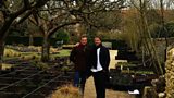 Chris Beardshaw with Raymond Blanc in the gardens at Le Manoir, Oxfordshire