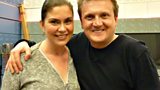 Aled with Amanda Lamb