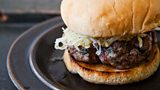 Pork and Apple Burgers with Celeriac Coleslaw