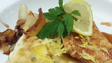Jenny Bristow's Sticky Lemony Chicken with Blue Cheese Mash & Garden Herbs
