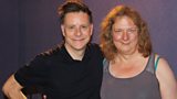 Ricky Ross with playwright Jo Clifford.