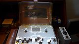 The Nagra reel-to-reel portable tape recorder.