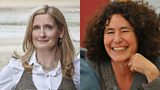 Cressida Cowell and Francesca Simon