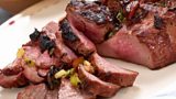 Jenny Bristow's Butterflied Leg of Lamb with Sweet Ginger, Teriyaki & Spring Onion Glaze