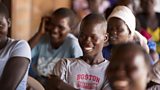 A former child soldier catches up on his lost education at the Patongo Youth Centre