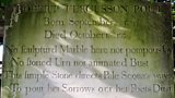 An uaigh aig Robert Fergusson ann an Dùn Èideann