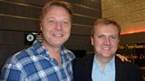 Aled with Shaun Dooley