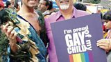 Sushant Digvikar, Mr Gay India 2014 and his father Pradeep