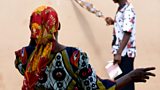 Distance vision testing, Zambia