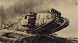 Tank by Muirhead Bone © IWM (Art.IWM REPRO 000684 7)