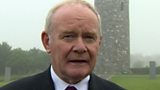 Deputy First Minister Martin McGuinness pays warm tribute to former Bishop of Derry
