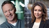 Ayesha Hazarika and Rory Bremner