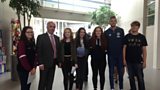 Nicola Weir reports from Aquinas Grammar School on ‘A’ level results day