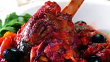 Hot & Spicy Lamb Shanks with Oven Roasted Vegetables