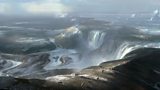 Artist’s Illustration of Ancient Ice Age Land Bridge Connecting Britain with France