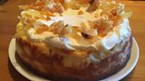 Ginger and Macadamia nut cheesecake
