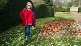Susan in the grounds of Saughton Park