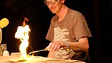 Andrea Sella burns biscuit