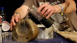 Andrea Sella pours Oxygen between magnetic poles