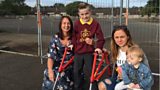 Co Antrim mum upset after work to give her disabled son better access at school delayed - Nicola Weir Reports
