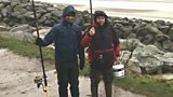 Winter rock fishing
