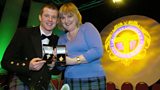 Sìne NicAoidh agus Seumas Greumach