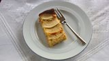 Honey, apple and walnut beremeal sponge cake