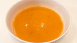 Butternut squash and orange soup with chilli
