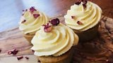 Fruit tea infused cupcakes