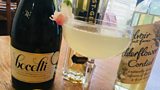 French 77 prosecco, elderflower & lemon cocktail