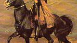 An equestrian painting of R.B. Cunninghame Graham by Sir John Lavery