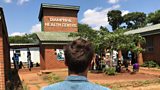 Tom Daley at the Diamphwe clinic in rural Malawi